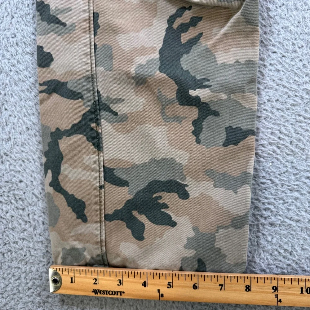 Levis Mens‎ Camo Cargo Pants Tan Green Brown 100% Cotton Size 32x28